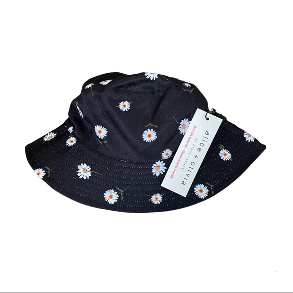 NWT Alice + Olivia by Stacey Bendet Reversible Bucket Hat - Picture 3 of 6